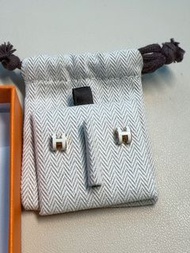 Hermes Mini Pop H earrings; 愛馬仕 mini Pop H耳環