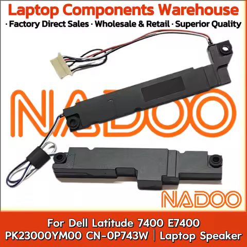 New Original Laptop Notebook Audio Speaker For Dell Latitude 7400 E7400 PK23000YM00 CN-0P743W built-