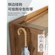 Simple Shoe Rack Doorway Dormitory Dust-Proof Cloth Curtain Shoe Cabinet Storage Rack Household Economical Indoor Bamboo