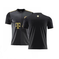 Bayern Munich 21-22 Away Jersey - Black - Thomas Müller #25 Football Team Shirt - Men's 3D Short Sle