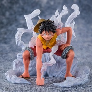 ☞■Bandai Original Figuarts Zero One Piece Anime Figure Fz 18cm Monkey D Luffy Gear 2 Action Figurine