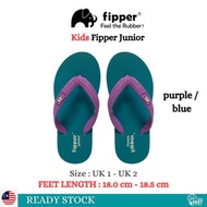 Kids FIPPER JUNIOR Full Rubber Slipper | Selipar Getah FIPPER selipar budak