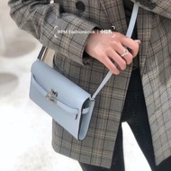 ️Hermes Kelly to go肩背斜背包 霧霾藍 金扣 epsom皮 20.5*12*3 99新配件盒子 肩帶 塵袋 購證