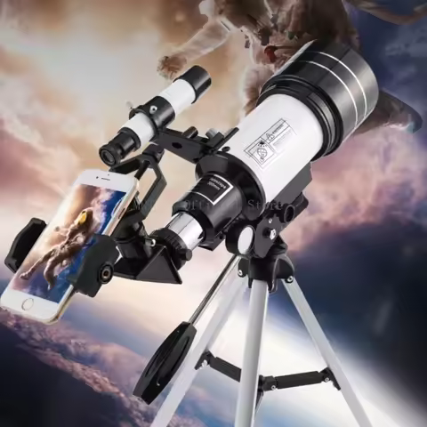 Professional Astronomical Telescope F30070 Monocular Portable Tripod 150 Times Zoom HD Night Vision