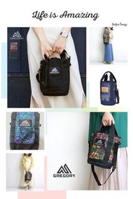 GREGORY LANTERN BAG 圓筒型側背包  4個顏色： ⚫純黑色 🔵藍碎花 🔴紅碎花 🔷藍格仔  💟$145 ⛔截單日: 長訂貨逢星期五截 🚚預計到貨日: 預截單＋1個月左右