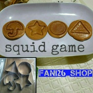 Dalgona Umbrella Candy Mold 1set viral squit game (4Pcs)+BONUS