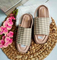 sandal selop/sandal wanita tali karet belakang