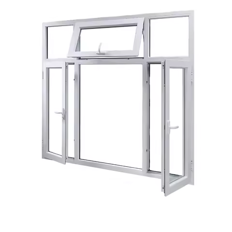 Customized Size New Design Casement Window Aluminium Powder Coated Casement Window