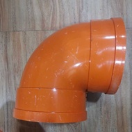 6 Inch Good Quality Thick Sanitary Pvc Elbow 6