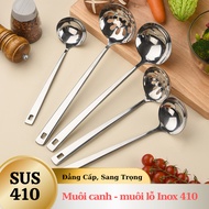 Mending 410 Stainless Steel Hot Pot Soup Ladle Size 24.2cm & 28.6cm Luxurious Class