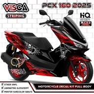 PCX 160 2025 Full Body Decal - PCX 160 Fullbody Sticker - Latest PCX Decal 2025 - PCX 160 2025 Strip