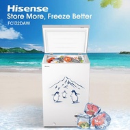Hisense Official Store 128L Chest Freezer / Energy Saving /5 star/ Super Freeze - FC132DAW