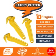 Fixguru Multipurpose Safety Cutter | Steel Hook Blade | Box & Tape Cutter | Durable Knife Blades