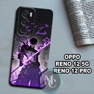 CC13 Flexible rubber softcase/ for oppo reno 12 5g and oppo reno 12 pro anime character Motif oppo r