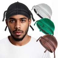 Ready Stock Dirty Braids Hip-Hop Head Cap Hot Sale All-Match Twist Braid Shape Bottoming Cap Cap0810