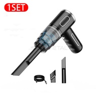 SEAMETAL 29000Pa Wireless Car Vacuum Cleaner Rechargeable Mini Vaccuum Cleaner for Car/Home 120W Han