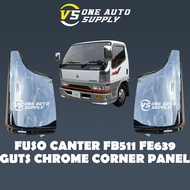MITSUBISHI FUSO CANTER FB511 FE639 GUTS CHROME CORNER PANEL SET