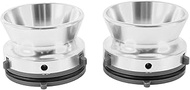 1 Pair Nab Hub Adapters, 1/4 10 Inch Opener Universal Nab Hub Adapter, Polished Aluminum, Universal 