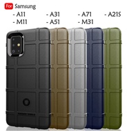 Samsung Galaxy A11 M11 A31 A51 A71 M31 A21S Rugged Thick TPU Shockproof Case Cover Casing Housing