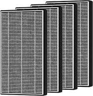 4 Packs F1 Mixed Carbon Replacement Filter Compatible with 3M Filtrete Room C01 T02 Series Air Purif