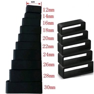 Ring LOOP STRAP Rubber Watch STRAP 16mm 18mm 20mm 22mm 24mm 26mm