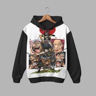 Minicraft One Piece Anime Kids Hoodie v4 TV Animation Cartoon Kids 3D Printing For Ages 1-12 Years