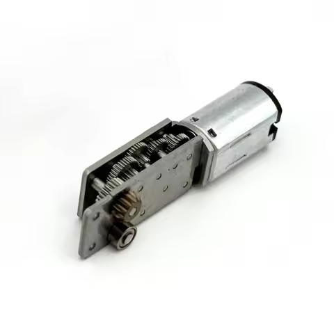 FF-M20-06225 Mini 10mm M20 Metal Worm Gearbox Gear Motor DC 3V-5V 15rpm Slow Speed Engine DIY Robot 