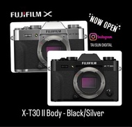 FUJIFILM X-T30 II BODY (黑/銀) 全新/平行進口
