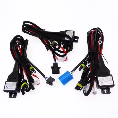 1pc for H4 H13 9007 Wiring Harness Socket Xenon Lamp HID Connector Telescopic Lamp Control Line Grou
