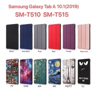 Samsung Galaxy Tab A 10.1 2019 T510 T515 Ultra Slim Trifold Cover Stand Hard Shell Folio Case