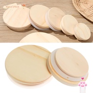 EUCALYTUSMY Wood Lids Reusable Bottle Sealing Caps Kitchen Organization Canning Storage