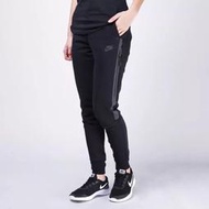 [鯨挑細選]Nike Tech Fleece Pant 1MM 女生 縮口棉褲 #683801-010 黑色