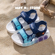 Jelly green sandals for boys going out or going to school, Korean style