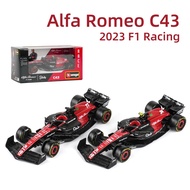 Bburago car model 1:43 2023 Alfa Romeo C43 F1 toys for children