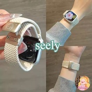 Music Dog Weaving for I-Watch Strap 42/46/38/40/41/42/44/45/49mm Ventilate Sports Strap Band I-Watch