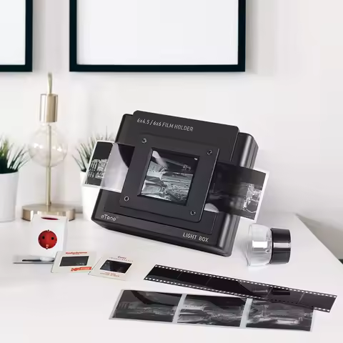 Hot 135 Film Scanner Light Box 120 4X5 Slide Negative Viewer Convert Film to Digital Film reproducer