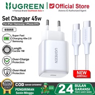 CHARGER CASSAN UGREEN 45W/ 1 SET N SERIES GAN WHITE 65055