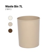 Waste Bin 7L Brown, White, Cream