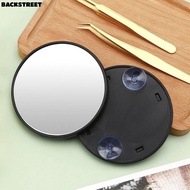 BACKSTREET Makeup Mirror, 5x/10x/15x With Suction Cup Magnification Mirror, Round Blackhead Magnifyi