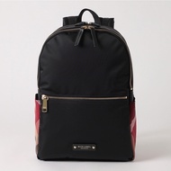 [Direct From Japan] Crestbridge Blue Label Partial Crest Bridge nylon backpack BLACK