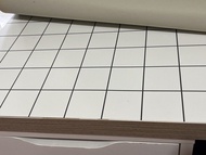 Ikea 120cm書桌木板 連桌架 及抽屜