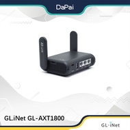 GL.iNet GL-AXT1800 (Slate AX) Pocket-Sized Wi-Fi 6 Gigabit Travel Router, Extender/Repeater for Hote