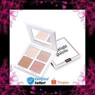 IMAGIC Beautiful 4 Colors Highlighter Palette Face Powder Bronzer Makeup
