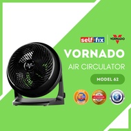 Vornado 62 Air Circulator Fan - Perfect for rooms, small spaces. Removable grill for easy cleaning. (5 years warranty)