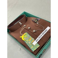 🟤 2026 Brown Edition : Baju Melayu DAYTONA ( Slim Fit ) Elrah