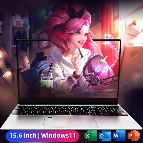 15.6" intel N5095 gaming laptops portable notebook computer pc core i5 i7 16GB DDR4 1TB IPS Windows1