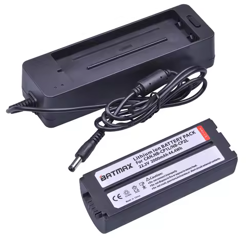 Batmax 1pc NB-CP2L NB CP1L Replacement Battery+Charger for Canon SELPHY CP800,CP900,CP910,CP1200,CP1