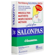 SALONPAS PATCH 20`S (Pain Relief Patch)