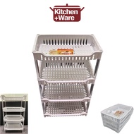 4-Tier Rack Practical Organizational Tool /  4-Tier Shelves / Maximize Space Utilization / *Colours 