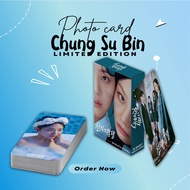 PHOTOCARD SET CHUNG SU BIN DRAMA KOREA FRIENDLY RIVALRY PREMIUM 25 SHEETS FREE BOX